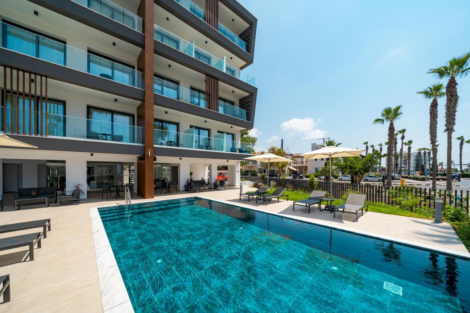 Waterside Sea View Apartments Pafos Exterior foto