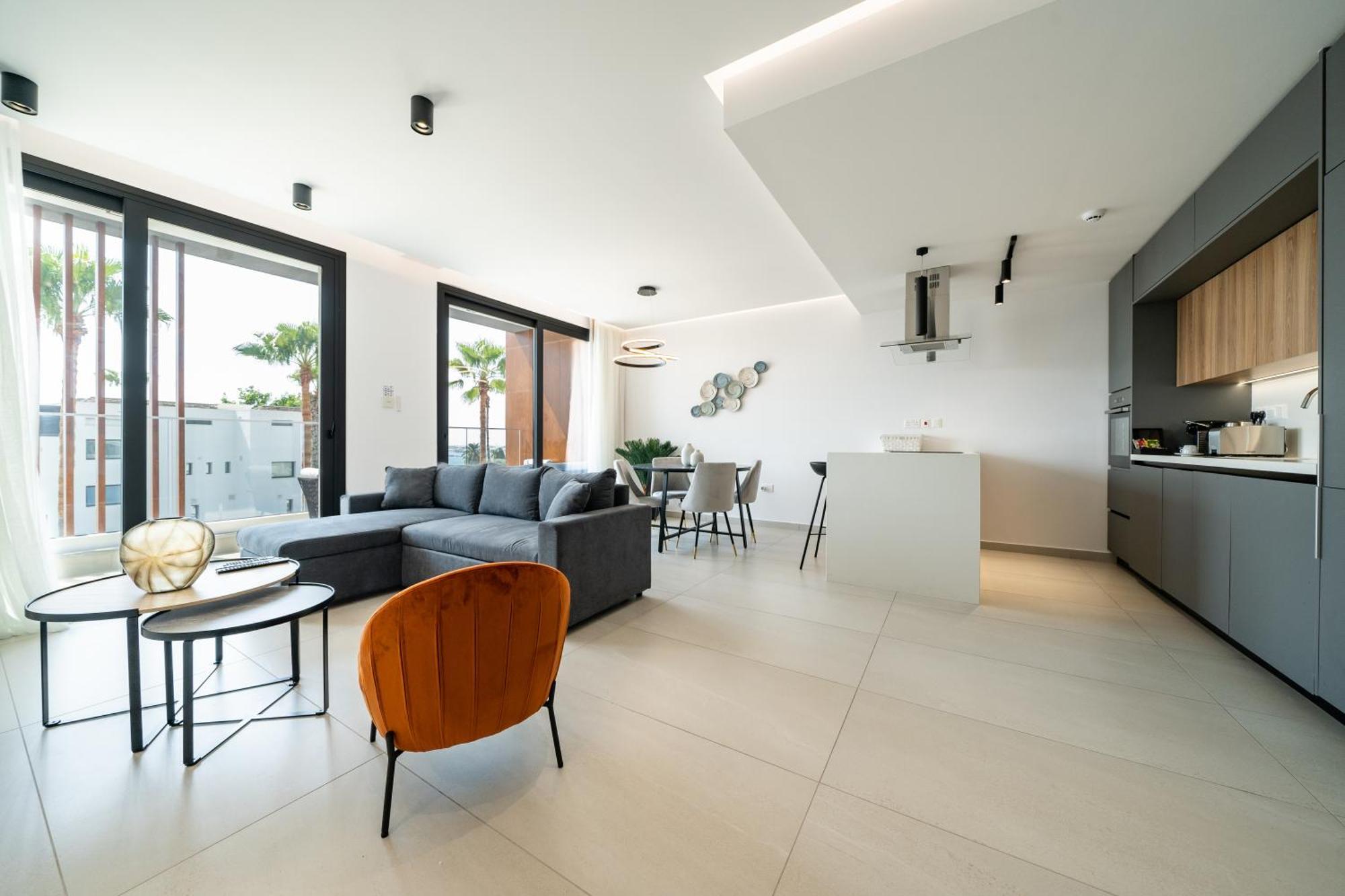 Waterside Sea View Apartments Pafos Quarto foto